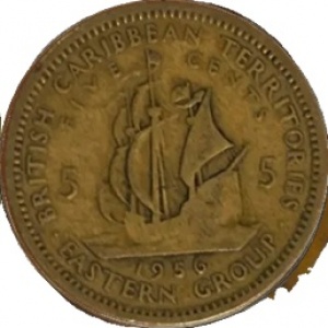 5 cents - Eastern Caribbean
